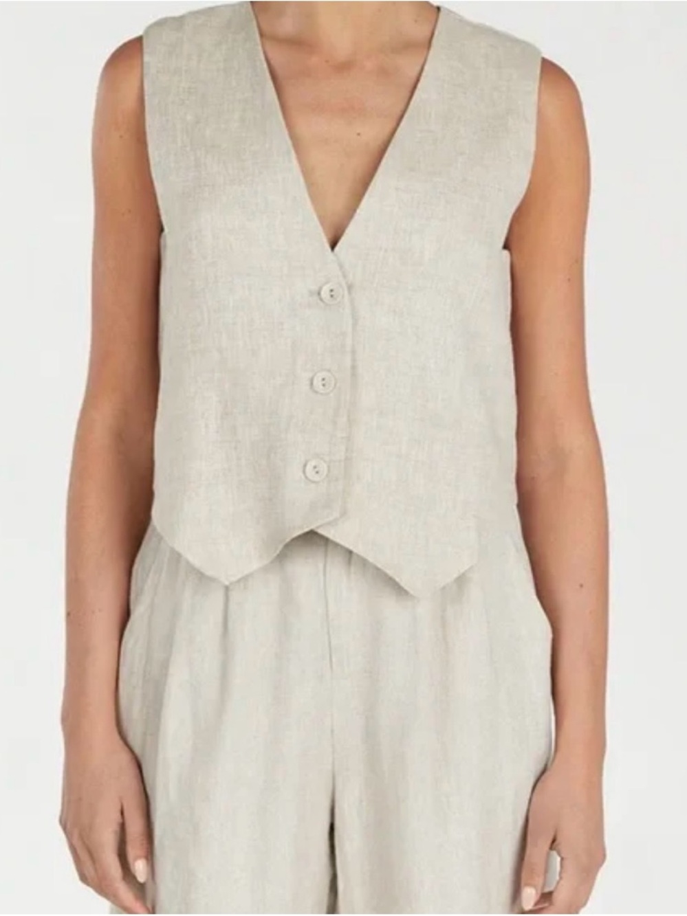 DISSH Linen Vest
